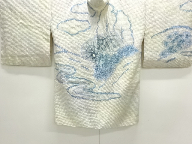 本総絞り水車小屋模様絵羽織